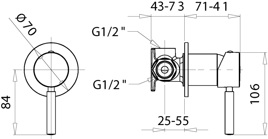 Смеситель для душа Migliore Fortis Gold золото, для душа - фото 2
