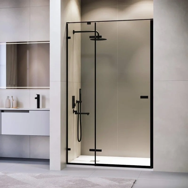 Душевая дверь в нишу RGW Stilvoll SV-004 120 см профиль хром, стекло матовое - фото 3