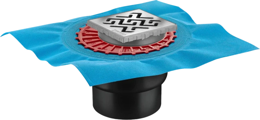 Душевой трап BERGES ZENTRUM Antik 464 10 см вертикальный выпуск