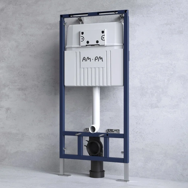 Инсталляция для унитаза Am.Pm MasterFit с кнопкой белой, с кнопкой - фото 5