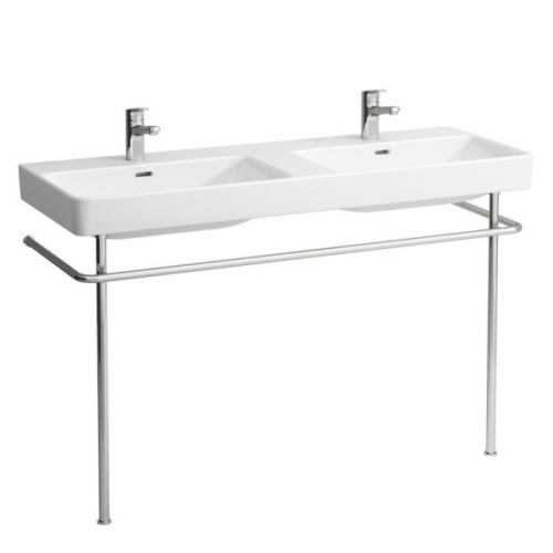 Раковина двойная Laufen Pro S 130 см с 1 отверстием под смеситель, белые - фото 4