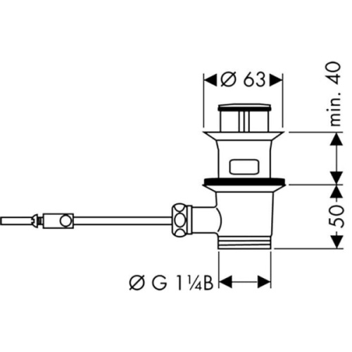 Смеситель для раковины Hansgrohe Metris Classic - фото 3