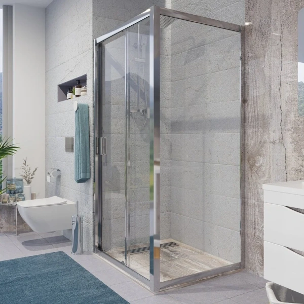 Душевой уголок Niagara Nova 100x70 см с раздвижной дверью - фото 4