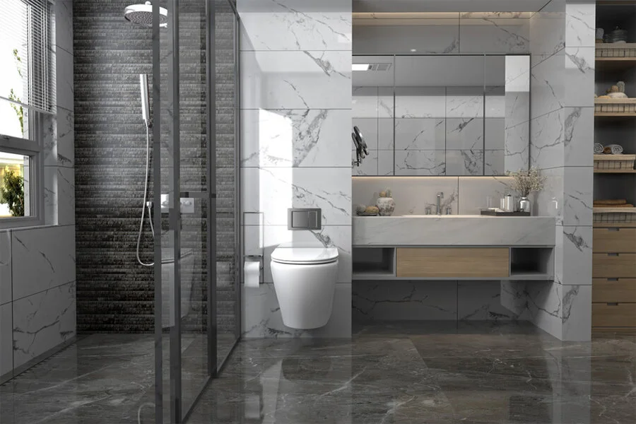 Унитаз подвесной Abber Bequem AC1102 безободковый, круглой формы - фото 9