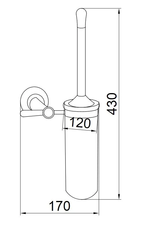 Ершик Boheme Puro настенный - фото 2