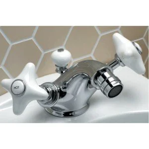 Смеситель для биде Devon&Devon White Rose UTWR720 - фото 1