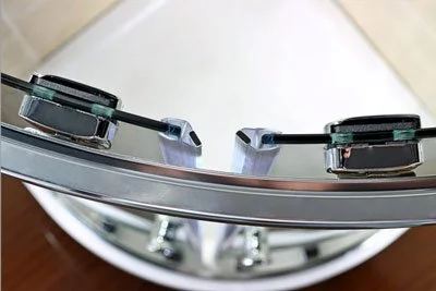 Душевая дверь в нишу Cezares Pratico 110 см стекло прозрачное, хром - фото 4