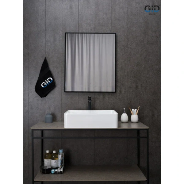 Раковина GID Geometrico N9104 52 см белая - фото 4