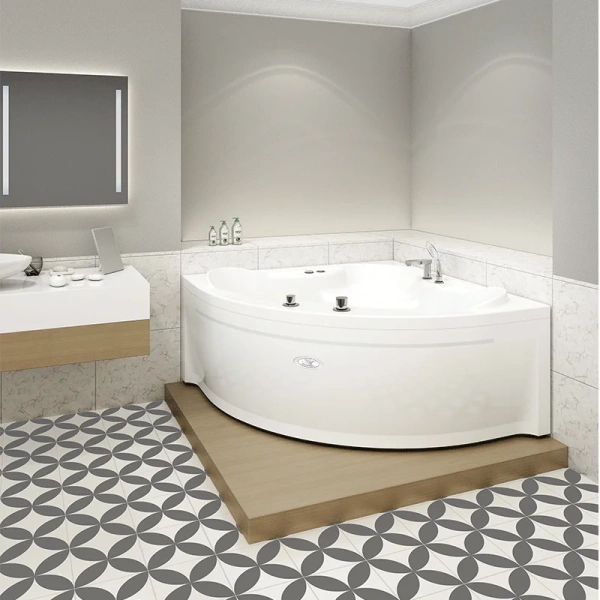 Ванна гидромассажная акриловая Vannesa Massage Сандра, 149 х 149 см, система актив хром - фото 3