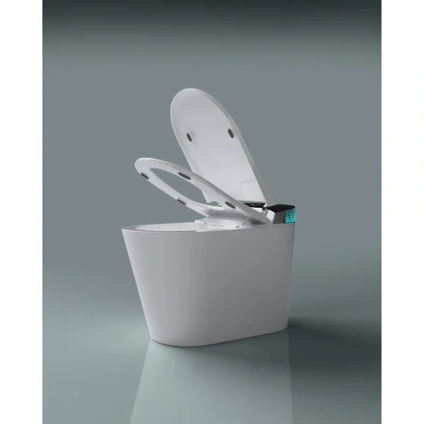 Унитаз напольный Timo с функцией биде, безободковые, сиденье с микролифтом , c функцией биде, умные - фото 5