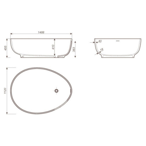 Ванна Romance Collections Kellie 14881120455 - фото 3