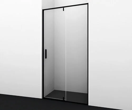 Душевая дверь WasserKRAFT Elbe 90 см профиль черный - фото 1