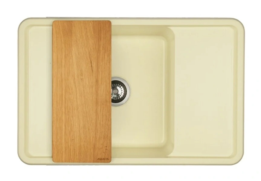 Мойка для кухни Акватон Беллис 78 см шампань, бежевые - фото 5