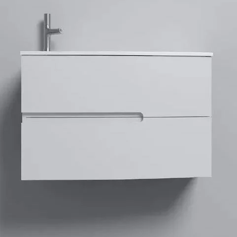 Тумба с раковиной подвесная Jacob Delafon Nona EB1888RU 80 см с интегрированными ручками - фото 2