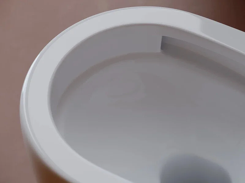 Унитаз подвесной Ceramica Nova Up безободковый белый, с горизонтальным, прямым выпуском, с прямым выпуском - фото 7