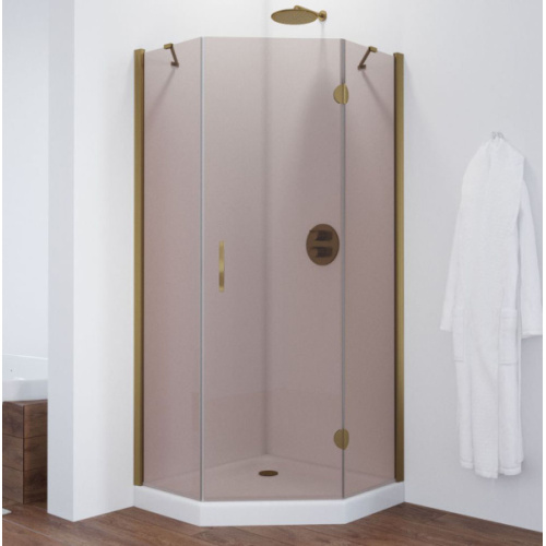 Душевой уголок стекло бронза Vegas-glass AFA-Pen 90 05 R, многоугольные - фото 2