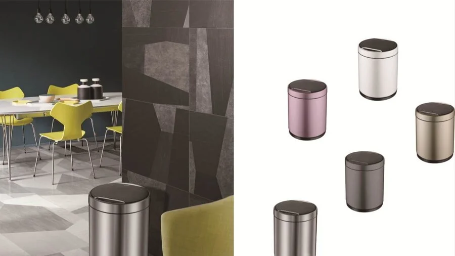 Мусорное ведро WeltWasser WW ME 12 л черный матовый - фото 2