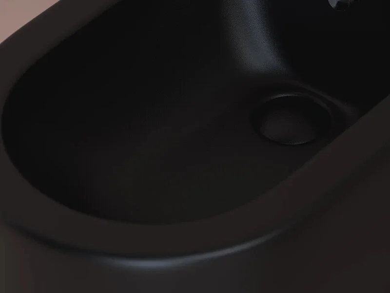 Биде напольное Ceramica Nova Metropol черное, современные, hi-tech index_1 - фото 8