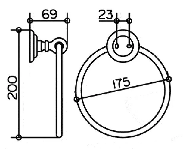 Полотенцедержатель для ванной Keuco Astor 02121 - фото 2