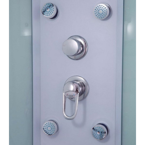 Душевая кабина Timo Eco 80х80 см сенсорное управление, угловые, недорогие, для дачи, с гидромассажем, c тропическим душем, с вентиляцией, с крышей, с сиденьем, с радио, маленькие - фото 5