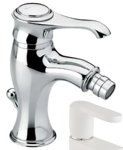 Смеситель для биде белый матовый Emmevi Tiffany - фото 4