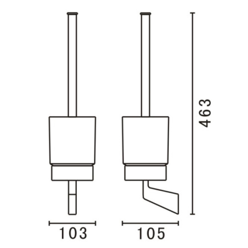 Ёршик для ванной Art&Max Techno AM-4181 - фото 2