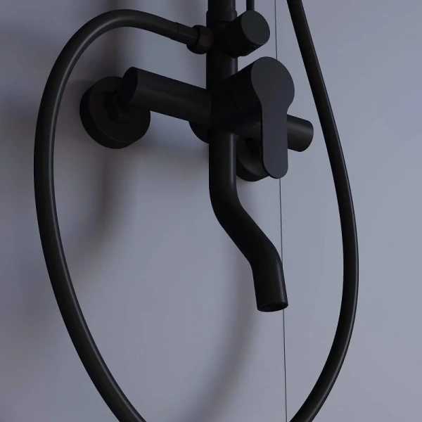 Душевая стойка RGW Shower Panels SP-24B черная - фото 3