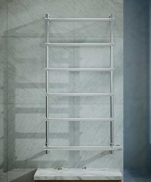 Полотенцесушитель электрический цвет:хром Margaroli 542-6 Box, 6 секций index_1 - фото 5