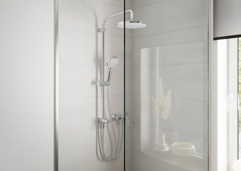 Смеситель для душа Hansgrohe Vernis Blend хром, однорычажный - фото 3