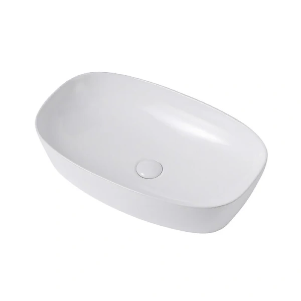 Раковина Abber Rechteck 60,5 см белая, белые - фото 4