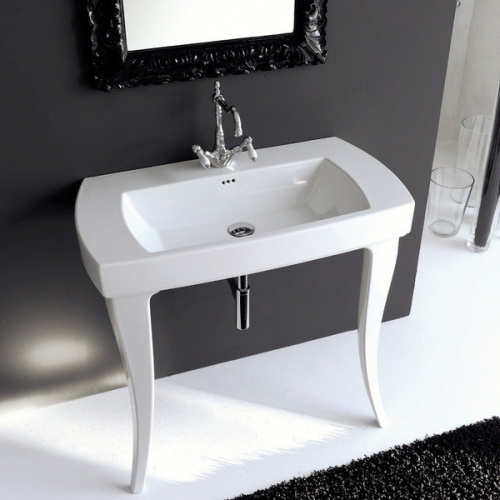 Керамические ножки под раковину 2шт. ArtCeram Jazz JZC002, подвесные - фото 2