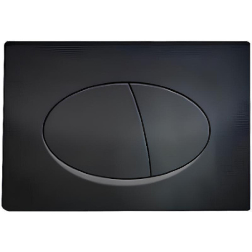 Клавиша смыва Ceramalux черная матовая - фото 1