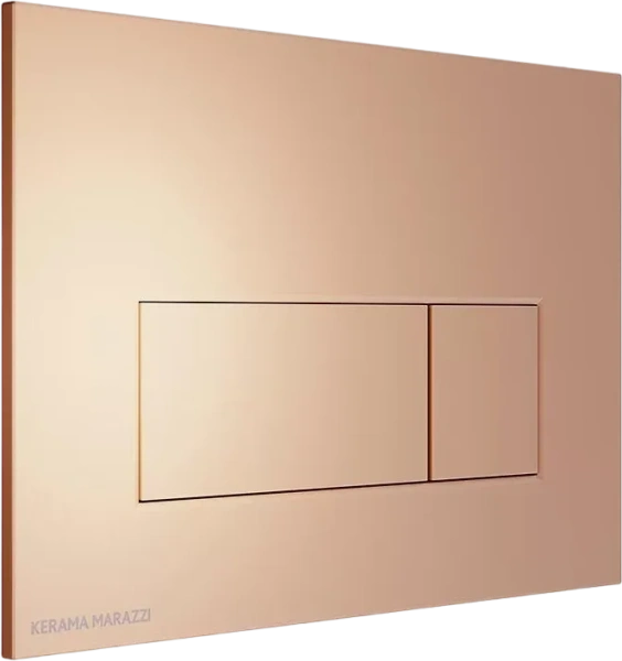 Клавиша смыва Kerama Marazzi розовое золото матовое - фото 2