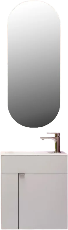 Тумба под раковину подвесная Kerama Marazzi Lato 50 см белая, современная, hi-tech index_1 - фото 12