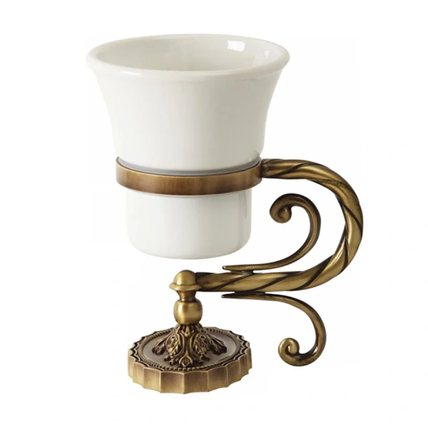 Стакан для ванной Migliore Edera бронза - фото 1