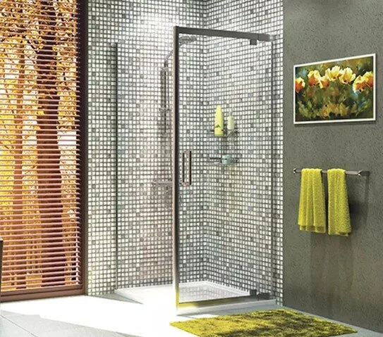 Душевой уголок WasserKRAFT Berkel 130x90 см профиль хром, стекло прозрачное - фото 3