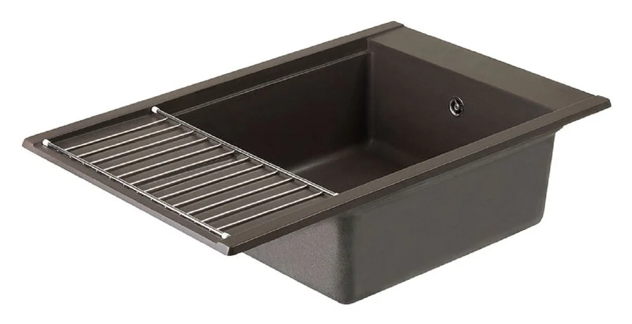 Мойка для кухни Акватон Делия 78 см кофе, коричневые - фото 5