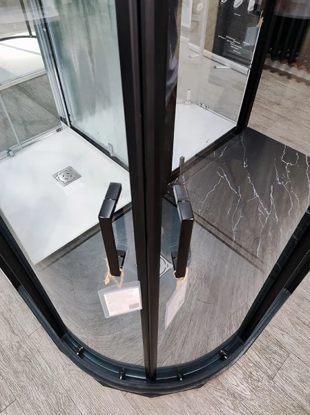 Душевой уголок RGW Classic CL-53B 90х90 см профиль черный, черные - фото 4