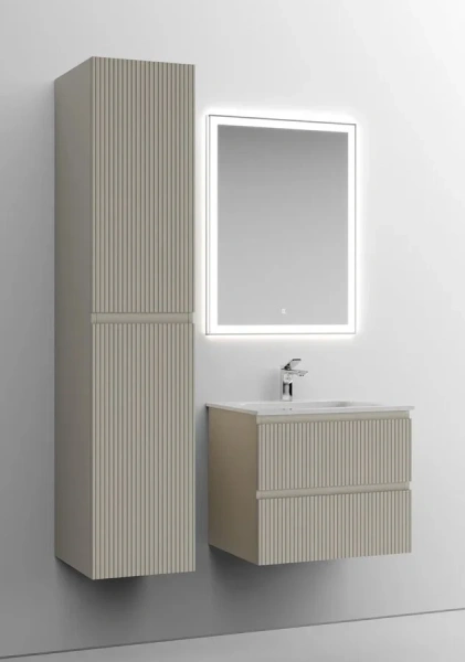 Тумба под раковину подвесная Sancos Snob T 60 см beige soft, подвесная, пристенная - фото 4