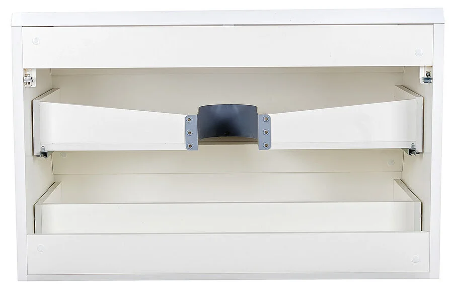 Тумба под раковину подвесная Style Line Атлантика 100 см белая, окрашенные - фото 9