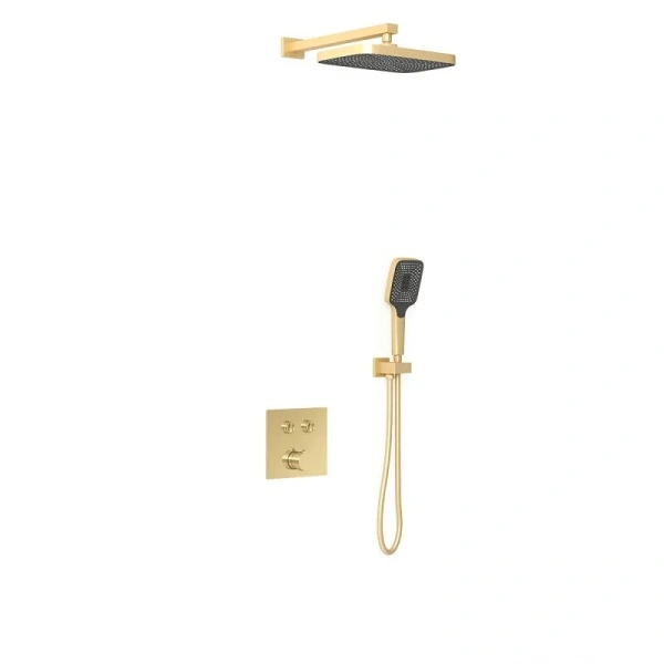 Душевой комплект Vincea брашированное золото, комплекты - фото 2
