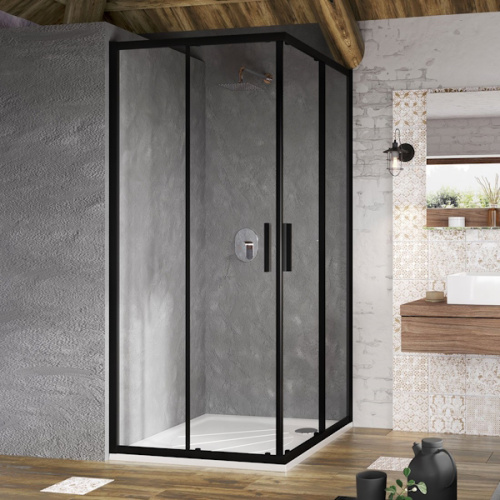 Душевой уголок Ravak Blix Slim BLSRV2 90х90 см блестящий транспарент - фото 4