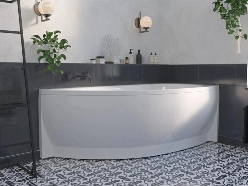 Ванна акриловая 1MarKa Piccolo 01пк1775л, 170 x 75 см, левая, цвет белый, без гидромассажа, недорогие - фото 6