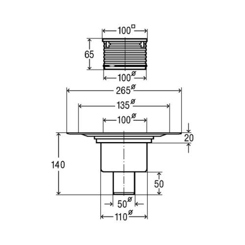 Схема, душевой трап - фото 2