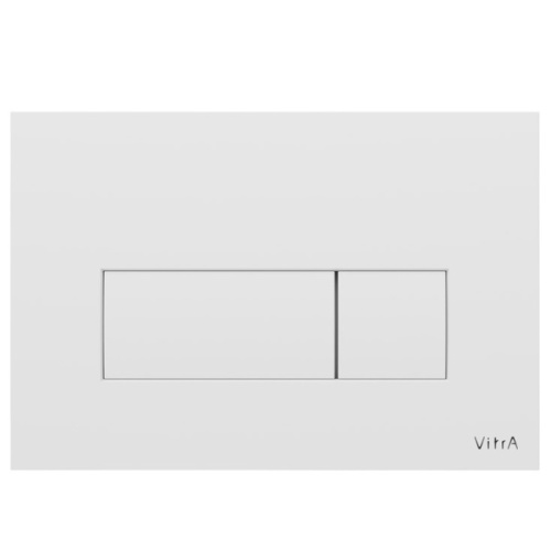 Клавиша смыва Root Square белая глянцевая - фото 1