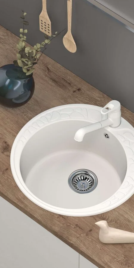 Мойка для кухни Omoikiri Tovada 51-BL 51 см черная, округлой формы - фото 4