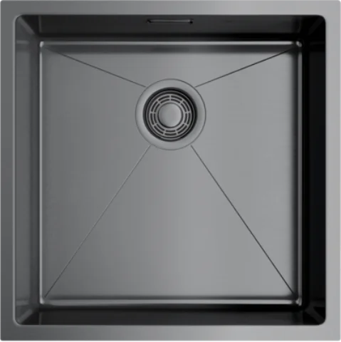 Мойка для кухни Omoikiri Taki 44-U/IF-GM 44 см вороненая сталь - фото 3
