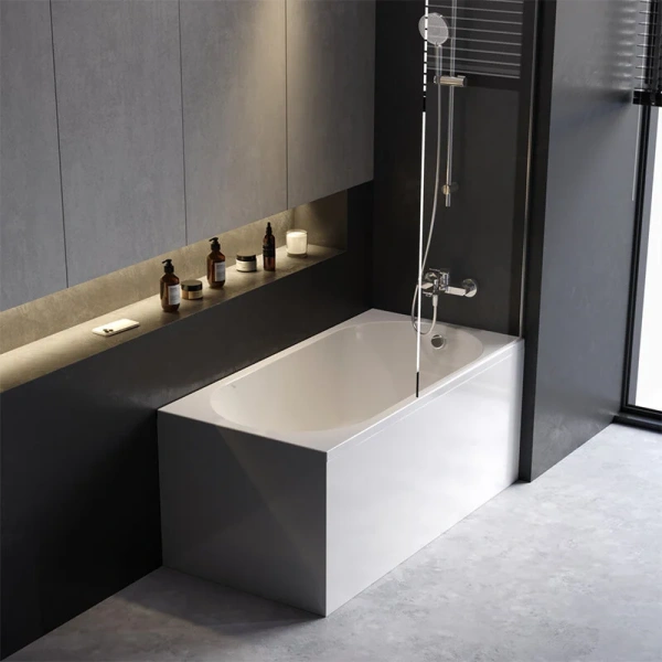 Ванна акриловая Am.Pm X-Joy 140х70 см прямоугольная, приставные - фото 7