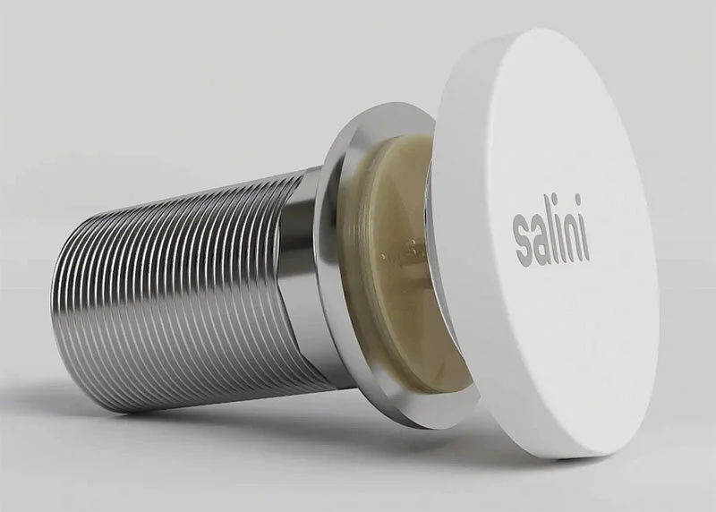 Донный клапан Salini белый глянцевый - фото 2