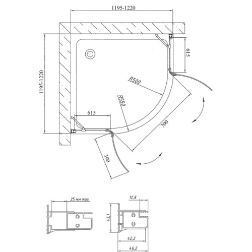 Схема, распашные - фото 7